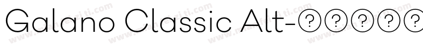 Galano Classic Alt字体转换